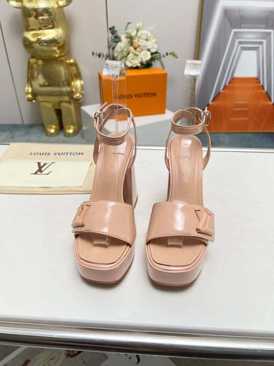 COCO-- 8V 1ABPAC cowhide sheepskin goatskin Waterproof：3.5CM Heel height：12CM item:D-X158H2940